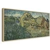Artgeist Paveikslas - Vincent Van Gogh – Field with Wheat Stacks