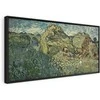 Artgeist Paveikslas - Vincent Van Gogh – Field with Wheat Stacks