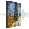 Artgeist Paveikslas - Vincent van Gogh – Road with Cypress and Star