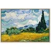 Artgeist Paveikslas - Vincent Van Gogh – Wheat Field with Cypresses