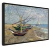 Artgeist Paveikslas - Vincent van Gogh – Fishing Boats on the Beach