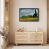 Artgeist Paveikslas - Vincent Van Gogh – Wheat Field with Cypresses