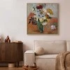 Artgeist Paveikslas - Vincent Van Gogh – Stilllife with Japanese vase, roses and anemones