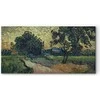 Artgeist Paveikslas - Vincent Van Gogh – Landscape with the Chateau of Auvers at Sunset