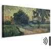 Artgeist Paveikslas - Vincent Van Gogh – Landscape with the Chateau of Auvers at Sunset