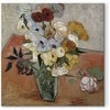 Artgeist Paveikslas - Vincent Van Gogh – Stilllife with Japanese vase, roses and anemones