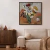 Artgeist Paveikslas - Vincent Van Gogh – Stilllife with Japanese vase, roses and anemones