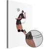 Artgeist Paveikslas - Volleyball Player on a Baltas Background - Illustration