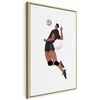 Artgeist Paveikslas - Volleyball Player on a Baltas Background - Illustration