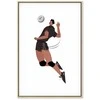 Artgeist Paveikslas - Volleyball Player on a Baltas Background - Illustration