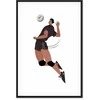 Artgeist Paveikslas - Volleyball Player on a Baltas Background - Illustration