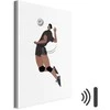 Artgeist Paveikslas - Volleyball Player on a Baltas Background - Illustration