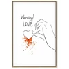 Artgeist Paveikslas - Warning! Love (1 Part) Vertical
