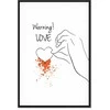 Artgeist Paveikslas - Warning! Love (1 Part) Vertical