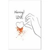 Artgeist Paveikslas - Warning! Love (1 Part) Vertical