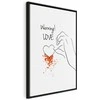 Artgeist Paveikslas - Warning! Love (1 Part) Vertical