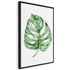 Artgeist Paveikslas - Watercolor Monstera (1 Part) Vertical