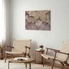 Artgeist Paveikslas - Watercolour abstraction - powder pink marble with auksinis accents