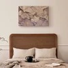 Artgeist Paveikslas - Watercolour abstraction - powder pink marble with auksinis accents