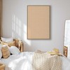Artgeist Paveikslas - Waving Lines - Creamy Grid on a Noisy Pastel Background