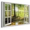 Artgeist Paveikslas - Window: View on Forest