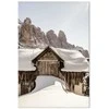 Artgeist Paveikslas - Winter in the Dolomites (1 Part) Vertical