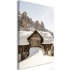 Artgeist Paveikslas - Winter in the Dolomites (1 Part) Vertical
