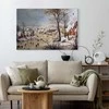 Artgeist Paveikslas - Winter Landscape with Birdtrap (Pieter Bruegel the Elder)
