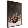 Artgeist Paveikslas - Winter Pine Cone (1 Part) Vertical