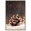 Artgeist Paveikslas - Winter Pine Cone (1 Part) Vertical