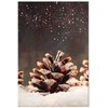Artgeist Paveikslas - Winter Pine Cone (1 Part) Vertical