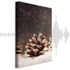Artgeist Paveikslas - Winter Pine Cone (1 Part) Vertical