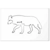 Artgeist Paveikslas - Wolf (1 Part) Wide