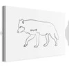 Artgeist Paveikslas - Wolf (1 Part) Wide