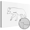Artgeist Paveikslas - Wolf (1 Part) Wide