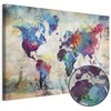Artgeist Paveikslas - World Map: Colourful Madness