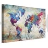 Artgeist Paveikslas - World Map: Colourful Madness