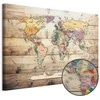 Artgeist Paveikslas - World Map: Colourful Continents