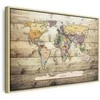 Artgeist Paveikslas - World Map: Colourful Continents