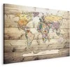 Artgeist Paveikslas - World Map: Colourful Continents