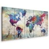 Artgeist Paveikslas - World Map: Cracked Wall