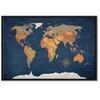 Artgeist Paveikslas - World Map: Ink Oceans