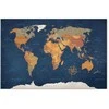 Artgeist Paveikslas - World Map: Ink Oceans