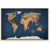 Artgeist Paveikslas - World Map: Ink Oceans