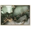 Artgeist Paveikslas - Žalias watercolour - abstraction inspired by the structure of marble