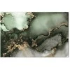 Artgeist Paveikslas - Žalias watercolour - abstraction inspired by the structure of marble