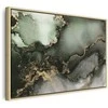 Artgeist Paveikslas - Žalias watercolour - abstraction inspired by the structure of marble