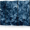 Artgeist Pertvara - Abstract Ornaments - Dark Mėlyna Victorian Leaves