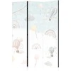 Artgeist Pertvara - Balloons in the Sky - Balloons in Pastel Colors Flying in a Cloudy Sky - Among Rainbows and Stars