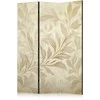 Artgeist Pertvara - Botanical Motif with Leaves and Vines in Sandy Colors.